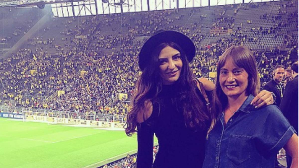 Gerne schaut sie auch im Signal Iduna Park bei Borussia Dortmund vorbei