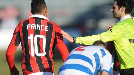 Kevin-Prince Boateng verließ gegen Pro Patria vorzeitig das Spielfeld