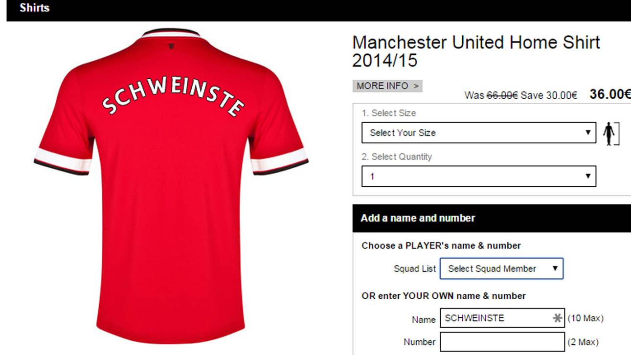 „Schweinsteiger“ als Flock zu lang