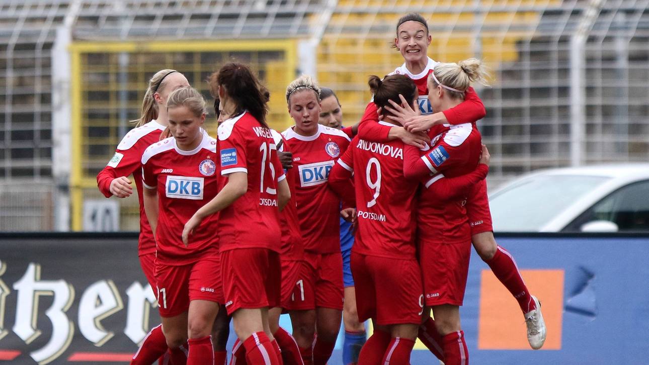 Turbine Potsdam feiert Kantersieg