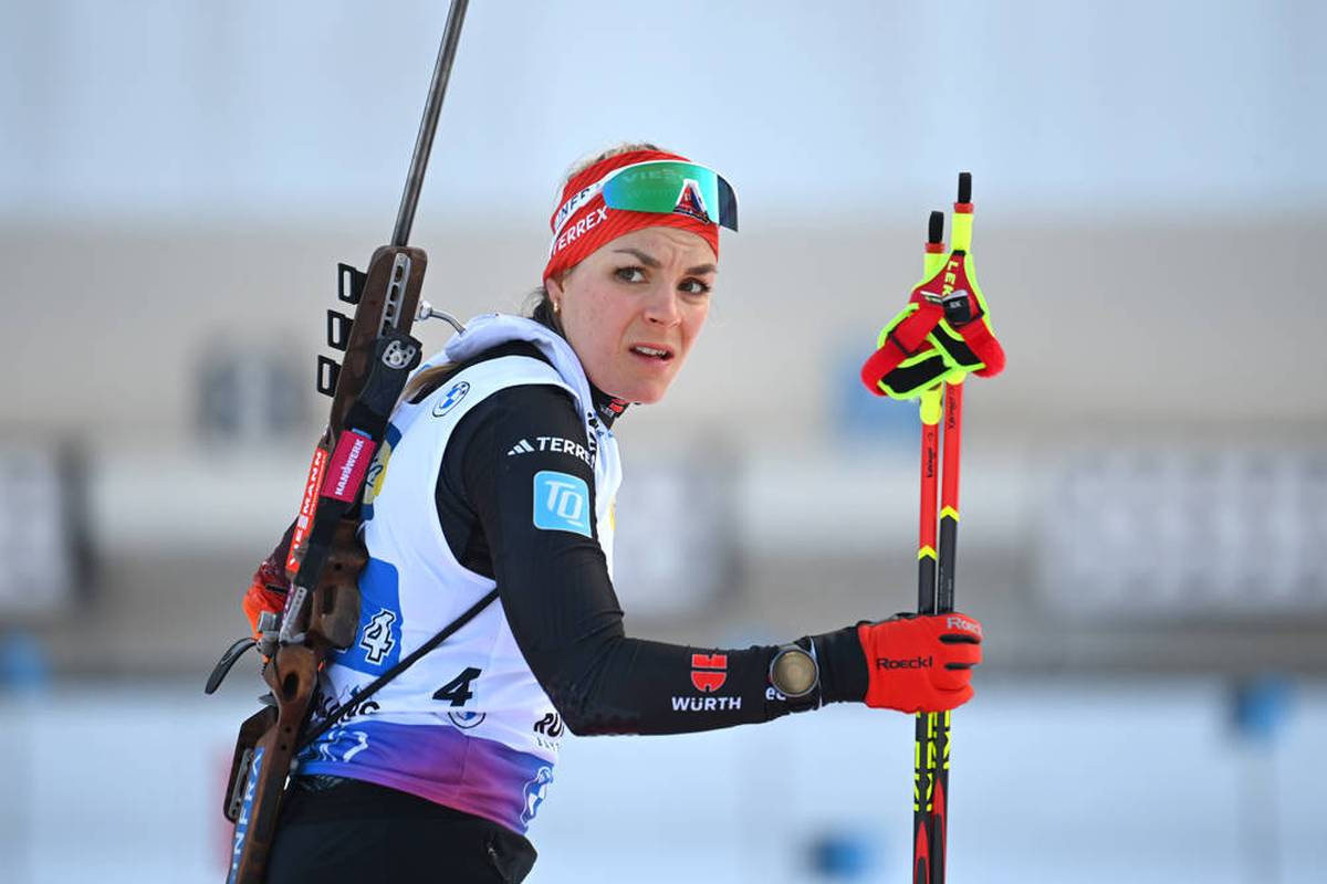 Rätselhafte Überraschung um deutsche Biathletin