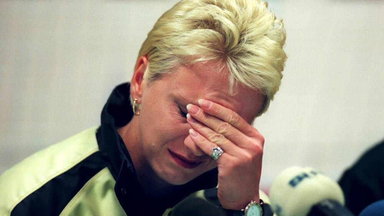 Ludmila Engquist beendete 2000 unter Tränen ihre Leichtathletik-Karriere