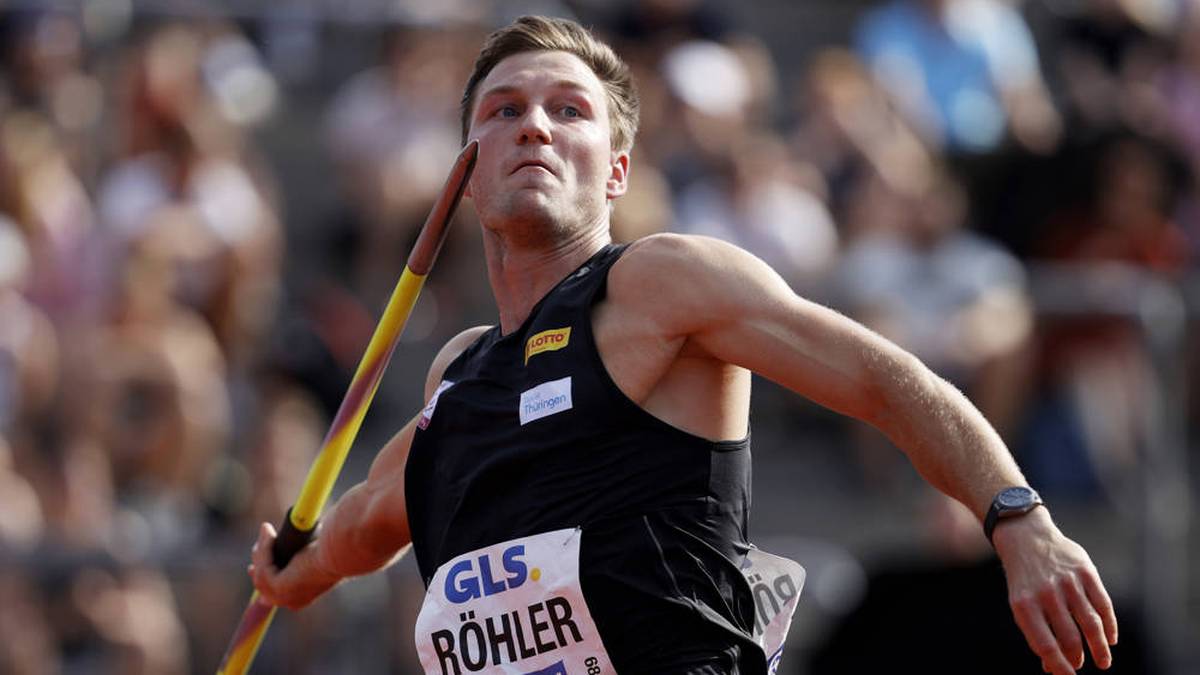 Thomas Röhler bei den Deutsche Leichtathletik-Meisterschaften 2023 in Kassel