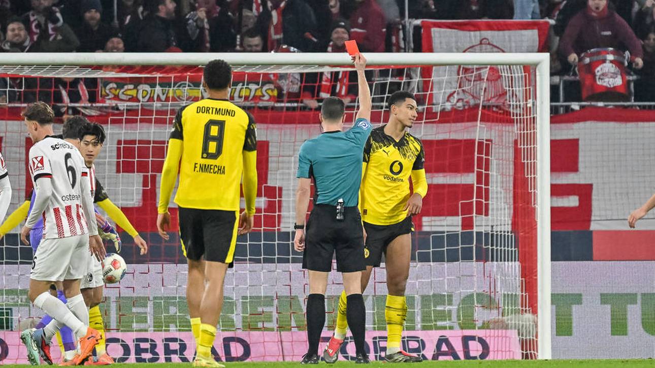 Bellingham fliegt vom Platz!