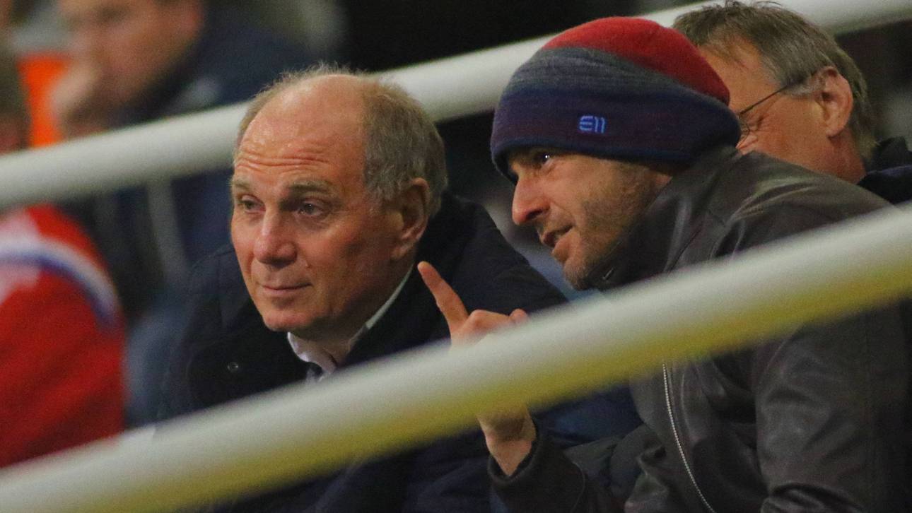 Hoeneß besucht Bayern-Heimspiel