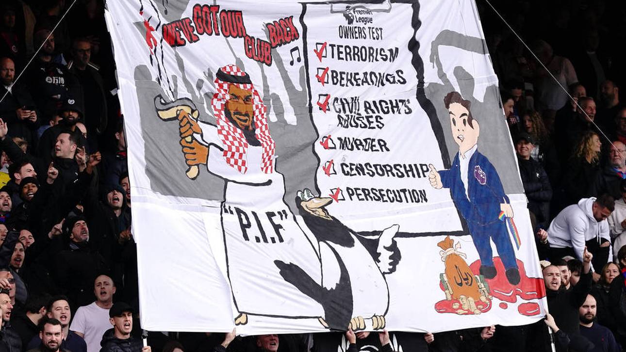 Blut-Banner: Polizei ermittelt nach Newcastle-Spiel