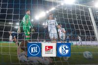 Schalke 04 präsentiert sich in Karlsruhe erschreckend schwach - und leistet sich dann auch noch üble Aussetzer. Der KSC hingegen sorgt dank einem Dauerknipser weiter für Furore.