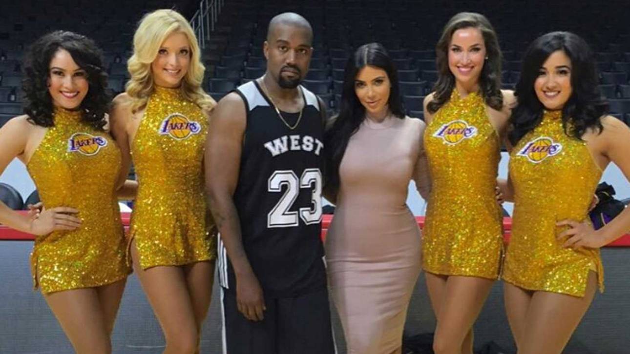 Kanye West feiert wie ein NBA-Star