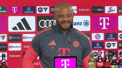 Lennart Karl und Tom Bischof haben bei der deutschen U21 für Spaß und Erfolg gesorgt. Eine SPORT1-Frage zu Karl bringt Kompany dann kurz aus dem Konzept.