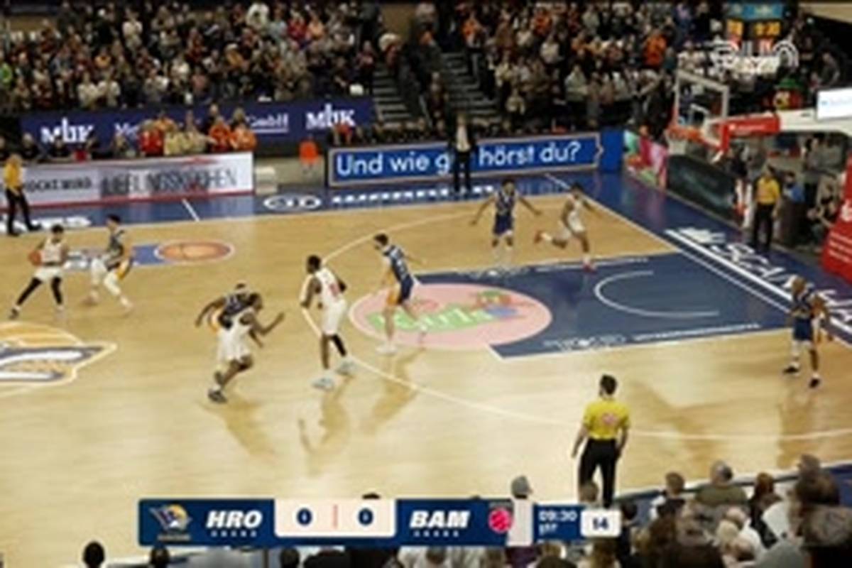 Spiel Highlights zu ROSTOCK SEAWOLVES - BMA365 Bamberg Baskets