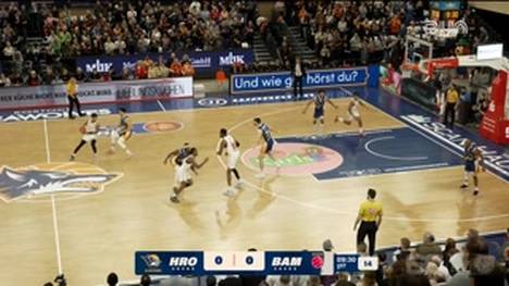 Spiel Highlights zu ROSTOCK SEAWOLVES - BMA365 Bamberg Baskets