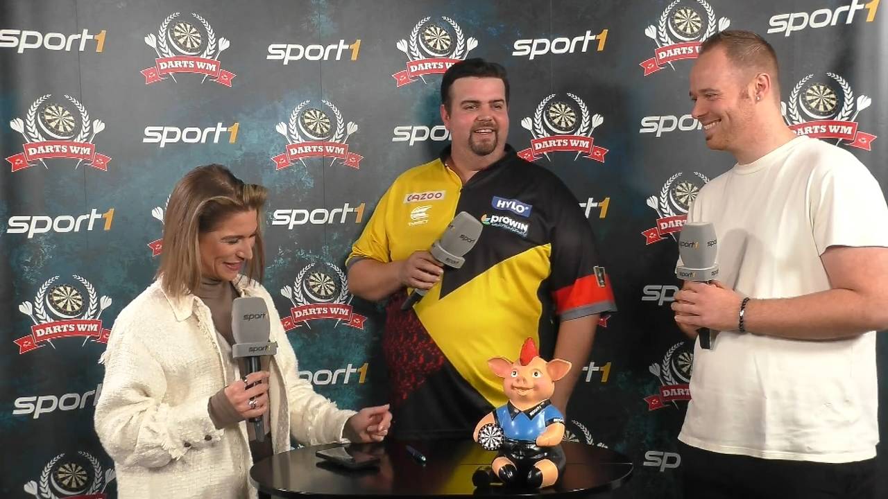 Darts WM 2023: Gabriel Clemens im SPORT1 Interview nach der Partie gegen Soutar