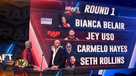 Cody Rhodes und Triple H präsentierten die ersten Runde des WWE Draft