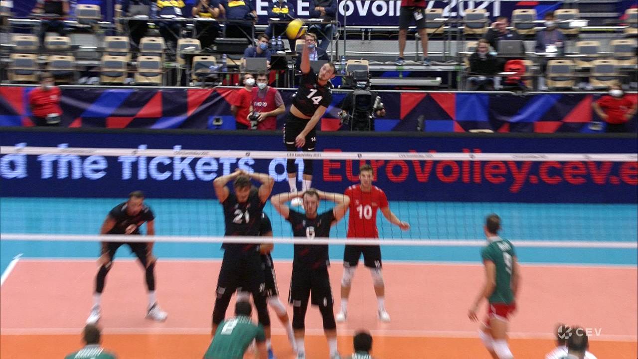 Volleyball EM: Grozer und Co feiern Spektakel-Sieg gegen Bulgarien
