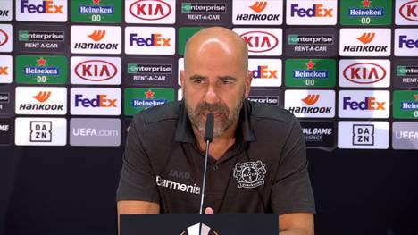 Bayer Leverkusen trifft im Viertelfinale der Europa League auf Inter Mailand mit Topstar Romelu Lukaku. Für Trainer Peter Bosz kein Grund zur Sorge.