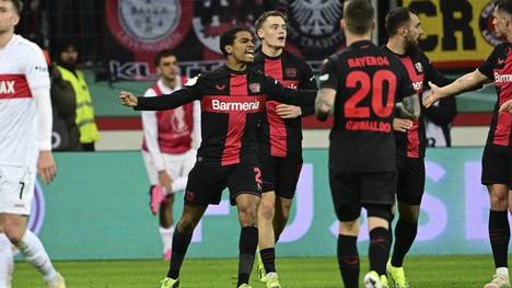Bayer Leverkusen gewann das Viertelfinale gegen den VfB.