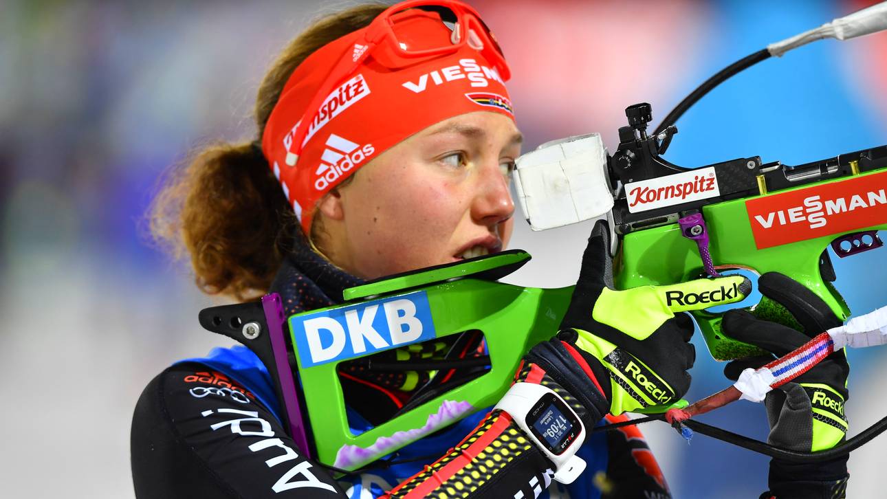 Dahlmeier beim Comeback Zweite