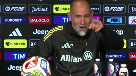 Juventus-Trainer Igor Tudor hat selbst noch mit seinem kroatischen Landsmann Luka Modric zusammengespielt. Vor dem Duell mit Milan hat er nur lobende Worte für den 40-Jährigen parat - und sorgt dann für einen Lacher.