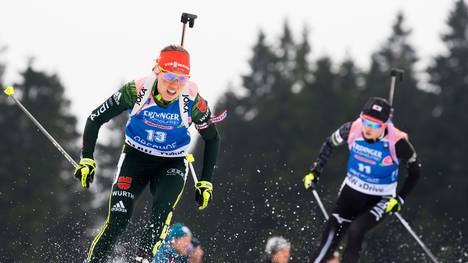 Laura Dahlmeier gewann in der vergangenen Saison des Biathlon-Gesamtweltcup