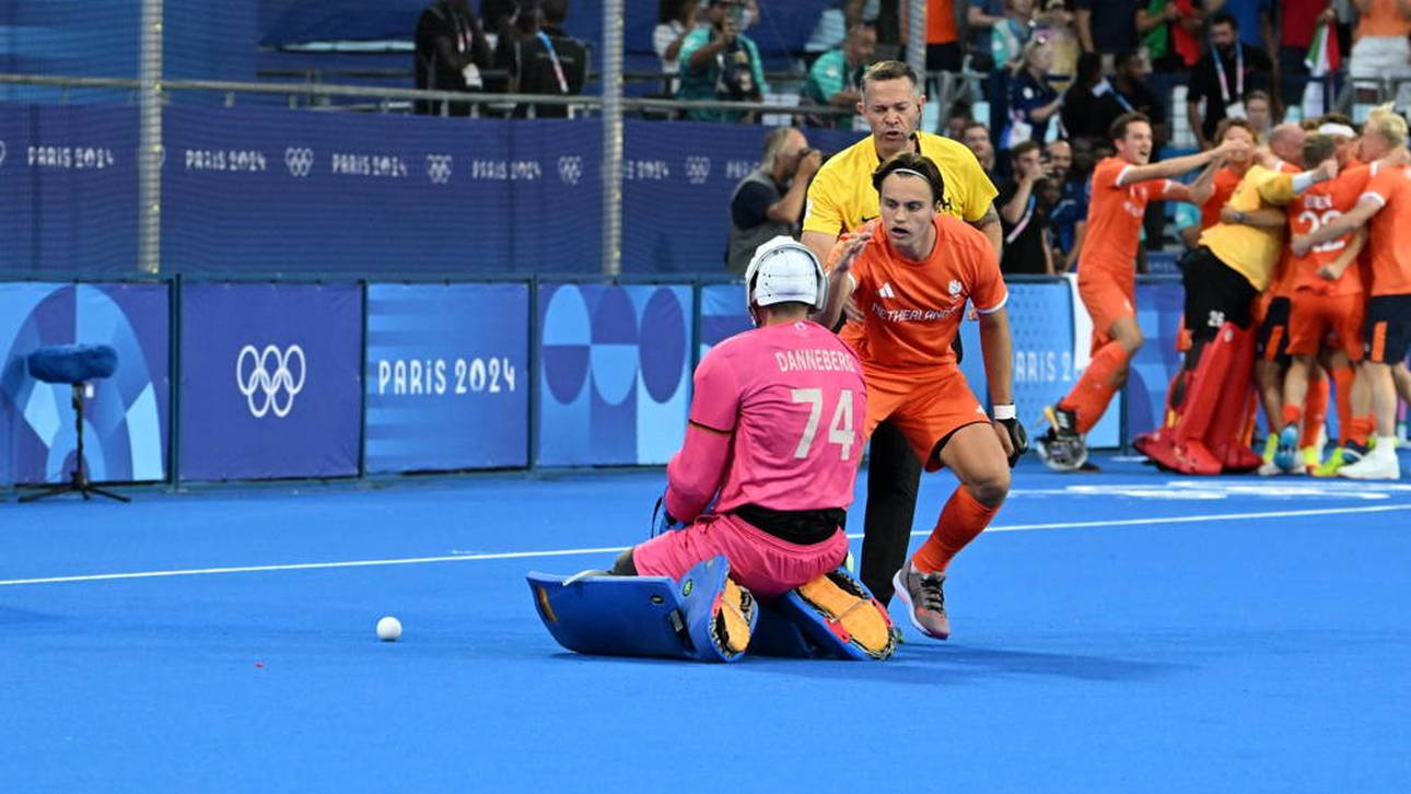 Duco Telgenkamp provoziert Jean-Paul Danneberg nach dem Sieg der Niederlande