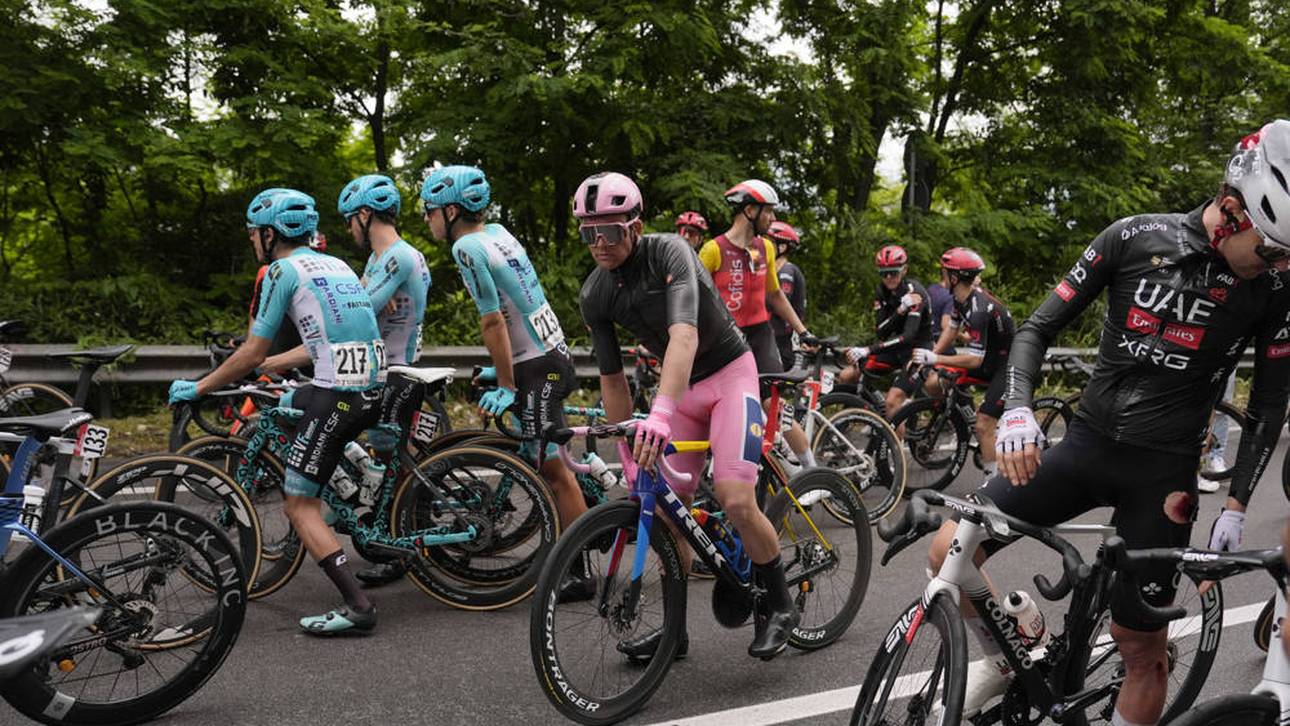 Massensturz überschattet Giro-Etappe