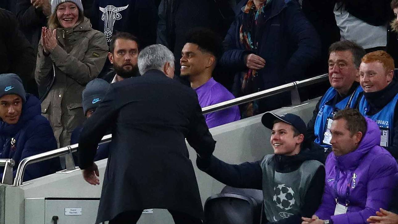 Mourinho dankt Balljungen