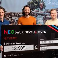 NEO.bet spendet 52.905€ an well:fair, die Neven Subotic-Stiftung