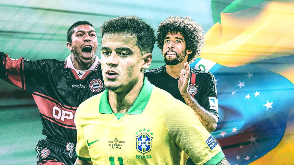 Die meisten Brasilianer in München hatten Erfolg. Doch es gab auch Experimente, die missglückten. SPORT1 zeigt die lange "Samba"-Liste der Bayern -  wo reiht sich Coutinho ein?
