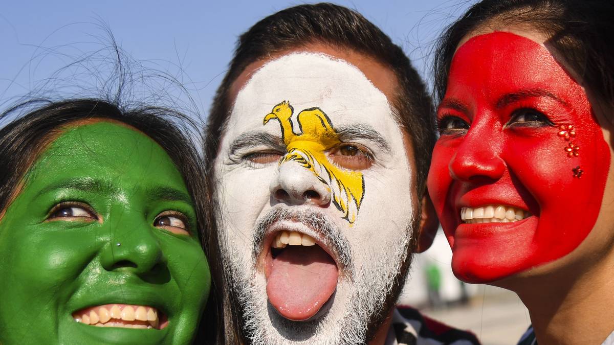 ...ebenso wie diese drei Mexikaner: Besonders die Details sind kunstvoll. Hoffentlich schmelzen sie nicht weg