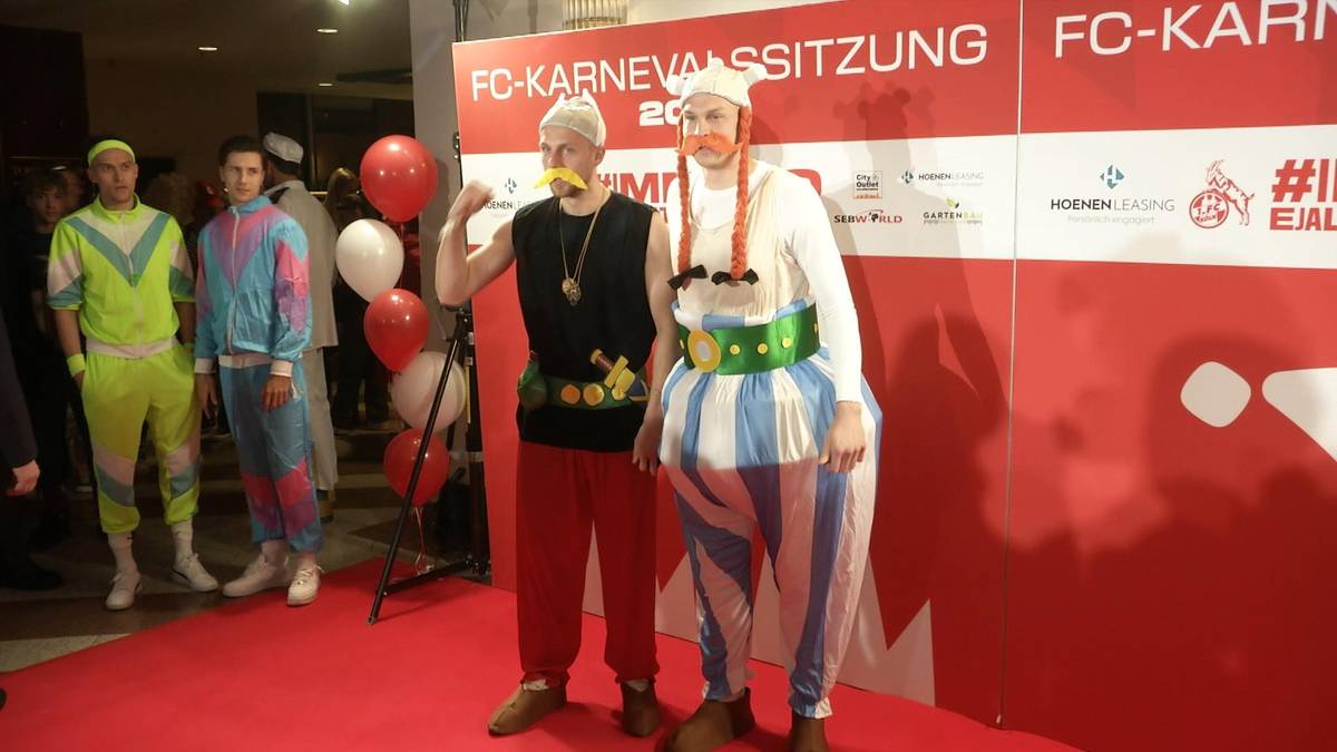 Bunte Kostüme! So lief die Karnevalssitzung beim 1. FC Köln