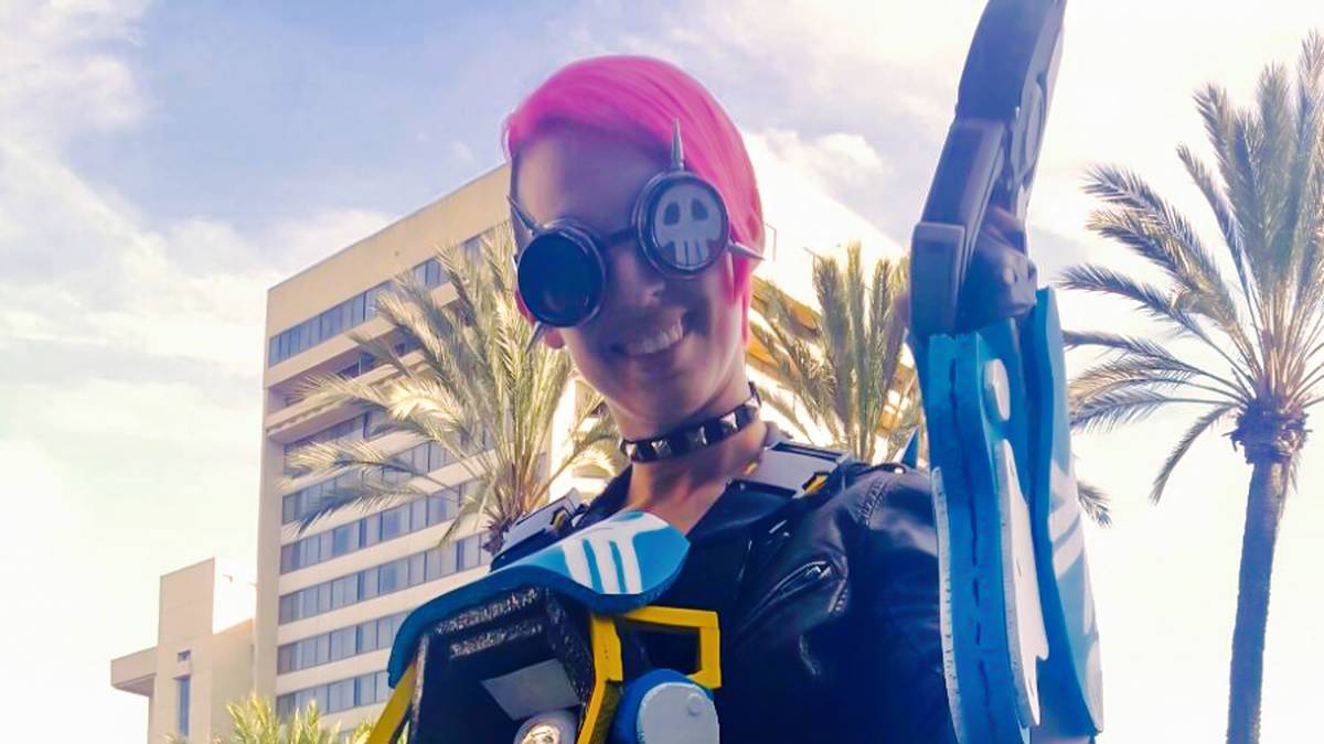 Eine etwas andere Cosplay-Variante von Tracer.