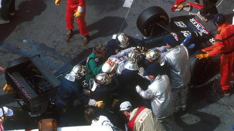 Karl Wendlinger erlitt in Monaco einen schweren Unfall