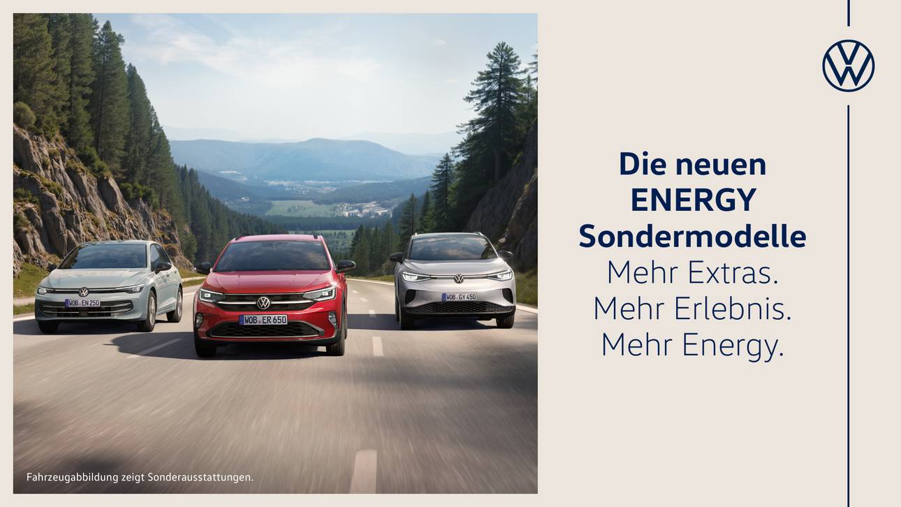 Die neuen ENERGY Sondermodelle – jetzt zu attraktiven Raten leasen.