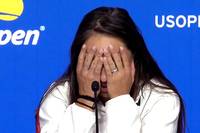 Die US-Amerikanerin Jessica Pegula war nach ihrem Viertelfinalsieg gegen Iga Świątek bei den US Open sichtlich erleichtert. Für die 30-Jährige ist es das erste Grand-Slam-Halbfinale ihrer Karriere.