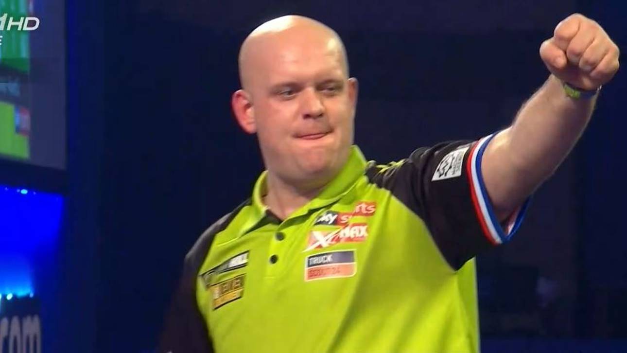 Van Gerwen gewinnt Hassduell