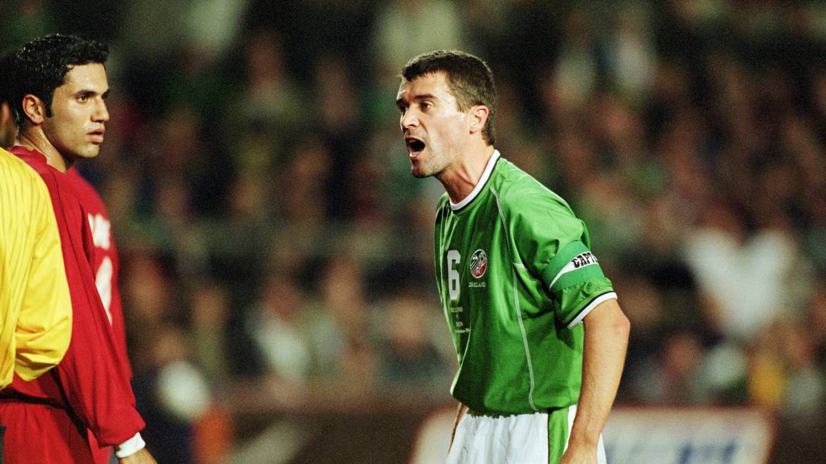 PLATZ 12 - IRLAND (WM 2002): Bei Roy Keane durfte es etwas mehr als das Wort "Suppenkasper" sein. Frustriert von den Zuständen beim Nationalteam gab der irische Superstar 2002 ein Interview, das entgegen der Absprache vor der WM veröffentlicht wurde