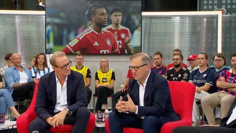 Bayern-Boss Jan-Christian Dreesen spricht im FIROCKX Doppelpass Klartext über Michael Olise. Dabei geht es um die angeblichen Angebote in der Sommerpause und die Bedeutung des Franzosen für den FC Bayern.