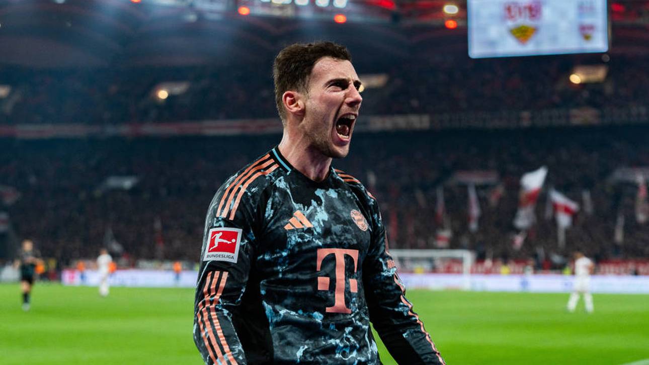 Leon Goretzka traf zum 2:1 in Stuttgart