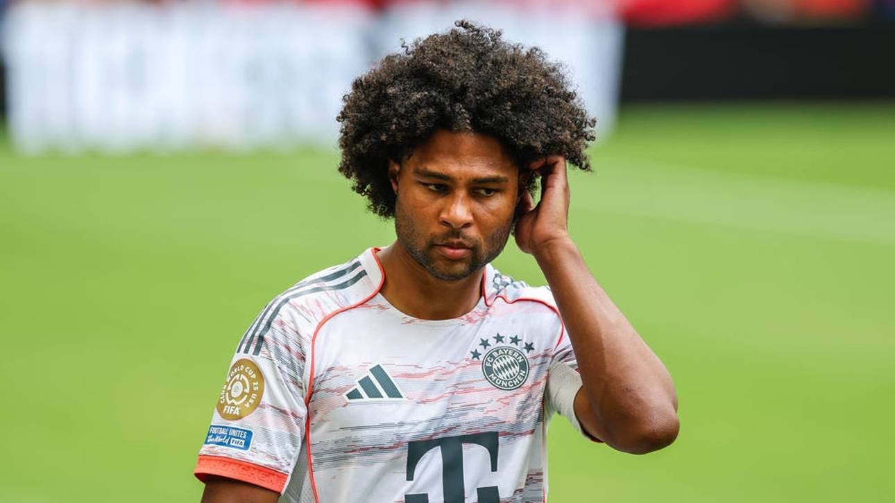 Bayern-Star Serge Gnabry wirkte auf der Position hinter Harry Kane teils überfordert