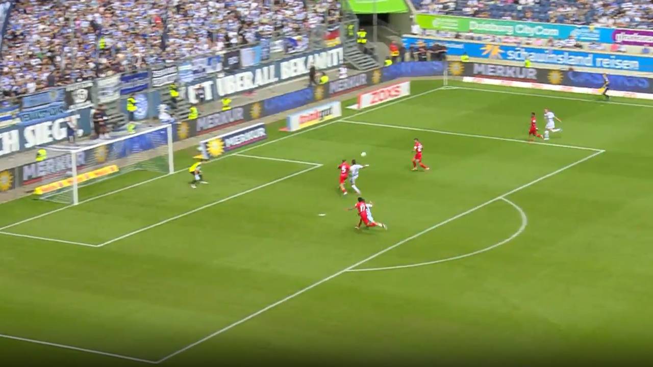 MSV Duisburg - Würzburger Kickers | Highlights der 3. Liga im Video