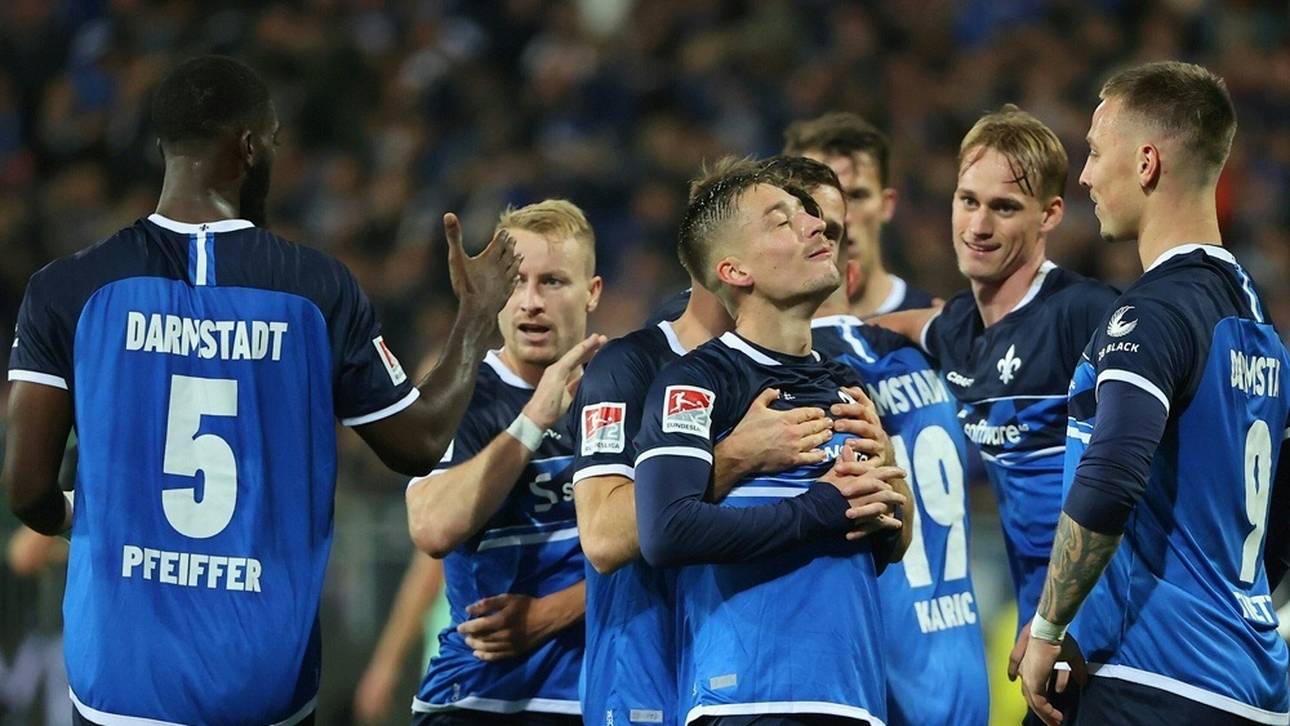 Darmstadt festigt die Spitze – Heidenheim siegt