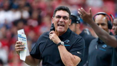 Coach Ron Rivera trainierte vor den Washington Redskins die Carolina Panthers