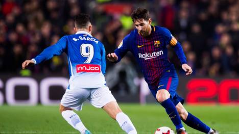 Lionel Messi schaltete mit dem FC Barcelona im Pokalviertelfinale Stadtrivale Espanyol aus