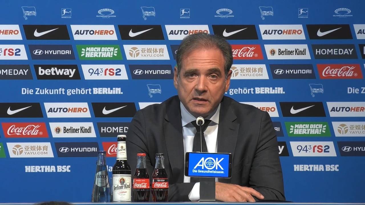 Hertha BSC: Vorsitzender der Geschäftsführung Carsten Schmidt erklärt Rücktritt
