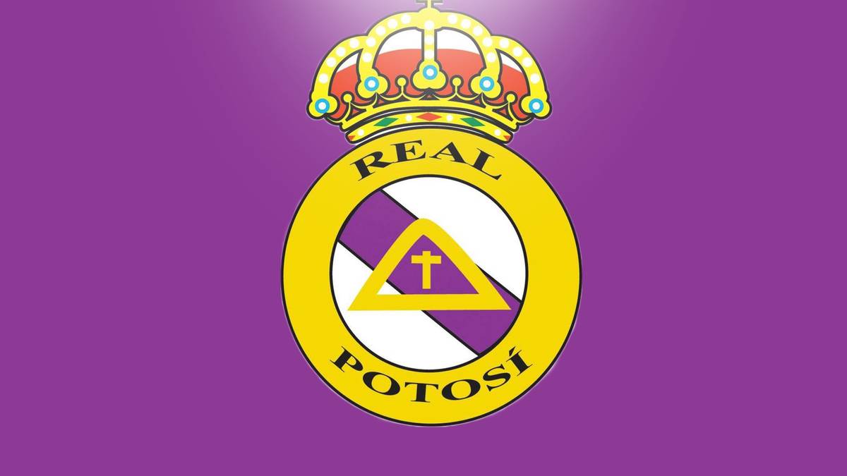 Club Bamin Real Potosi, Bolivien, 1. Liga: Das Logo der Bolivianer erinnert doch stark an das von Real Madrid, hat im Inneren des Kreises jedoch ein kleines Kreuz in einem Dreieck zu bieten - auf jeden Fall kurios