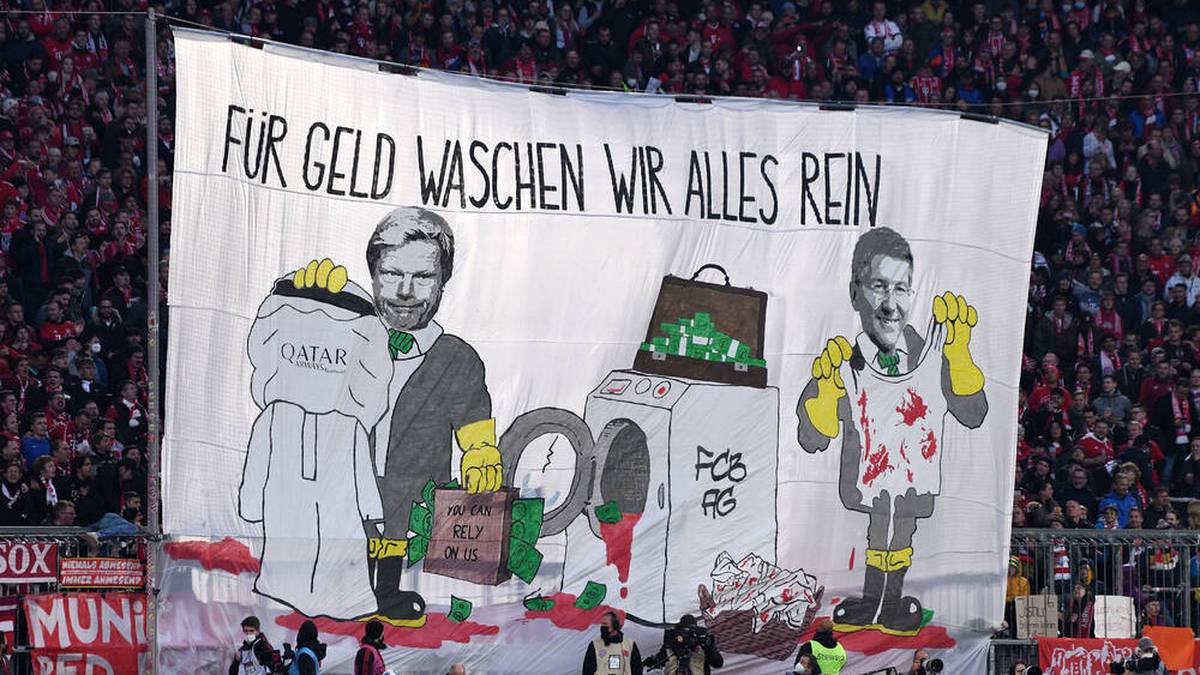 Die Partnerschaft mit Katar ist bei Fans des FC Bayern sehr umstritten
