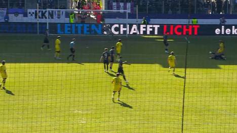 Alemannia Aachen stürzt Erzgebirge Aue weiter in die Krise. Beim 3:1-Erfolg der Aachener sorgt dabei auch ein Traumtor für großen Jubel. 