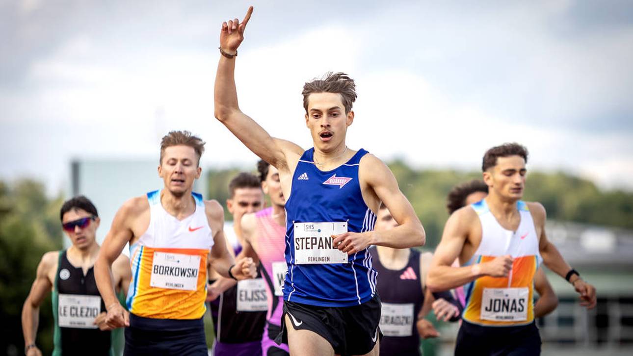 Alexander Stepanov bei seinem Triumph über 800 Meter in Rehlingen
