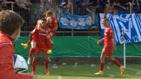 Davie Selke rettet Hertha BSC in der 1. Runde des DFB-Pokals. Für die Fans des SV Meppen wird der Stürmer zur Reizfigur.