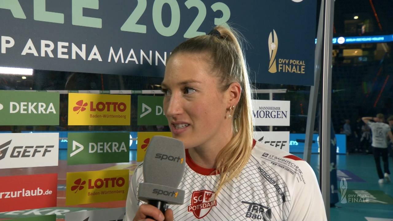 DVV-Pokalfinale: Laura Emonts über die Niederlage vom SC Potsdam
